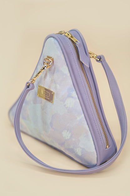 Dreieck Tasche "JARDIM" - lilac - Manuel Essl Design