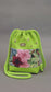 Mini Gym Bag "COSMIC BLOOM" - lime