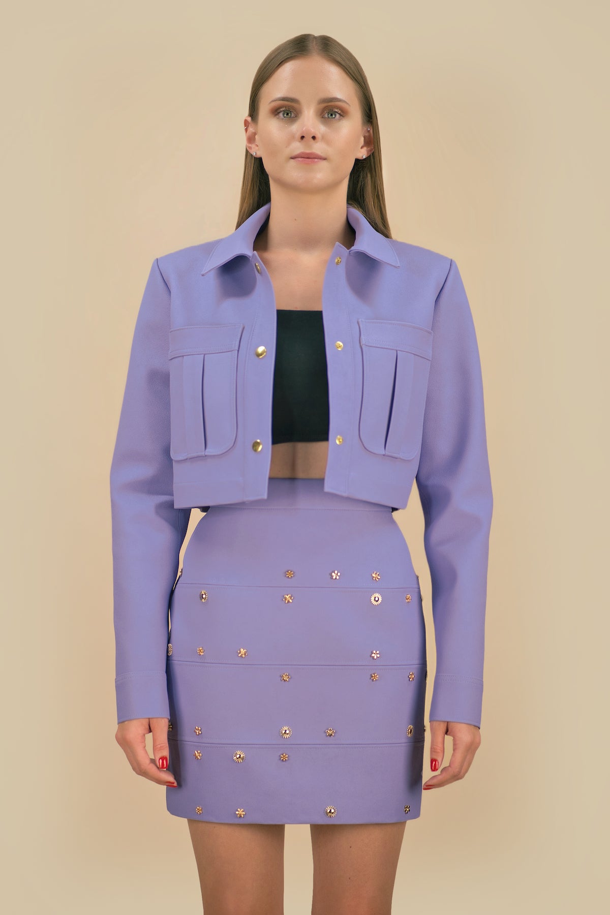 Panel Skirt - lilac - Manuel Essl Design