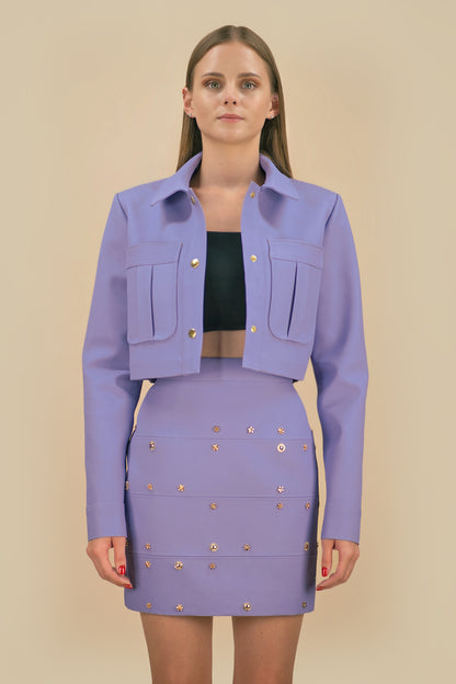 Panel Skirt - lilac - Manuel Essl Design