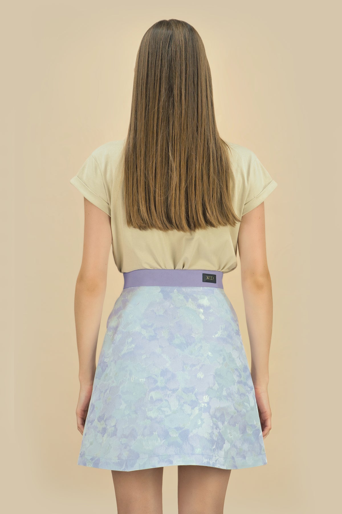 A-Line Skirt "JARDIM" - lilac - Manuel Essl Design