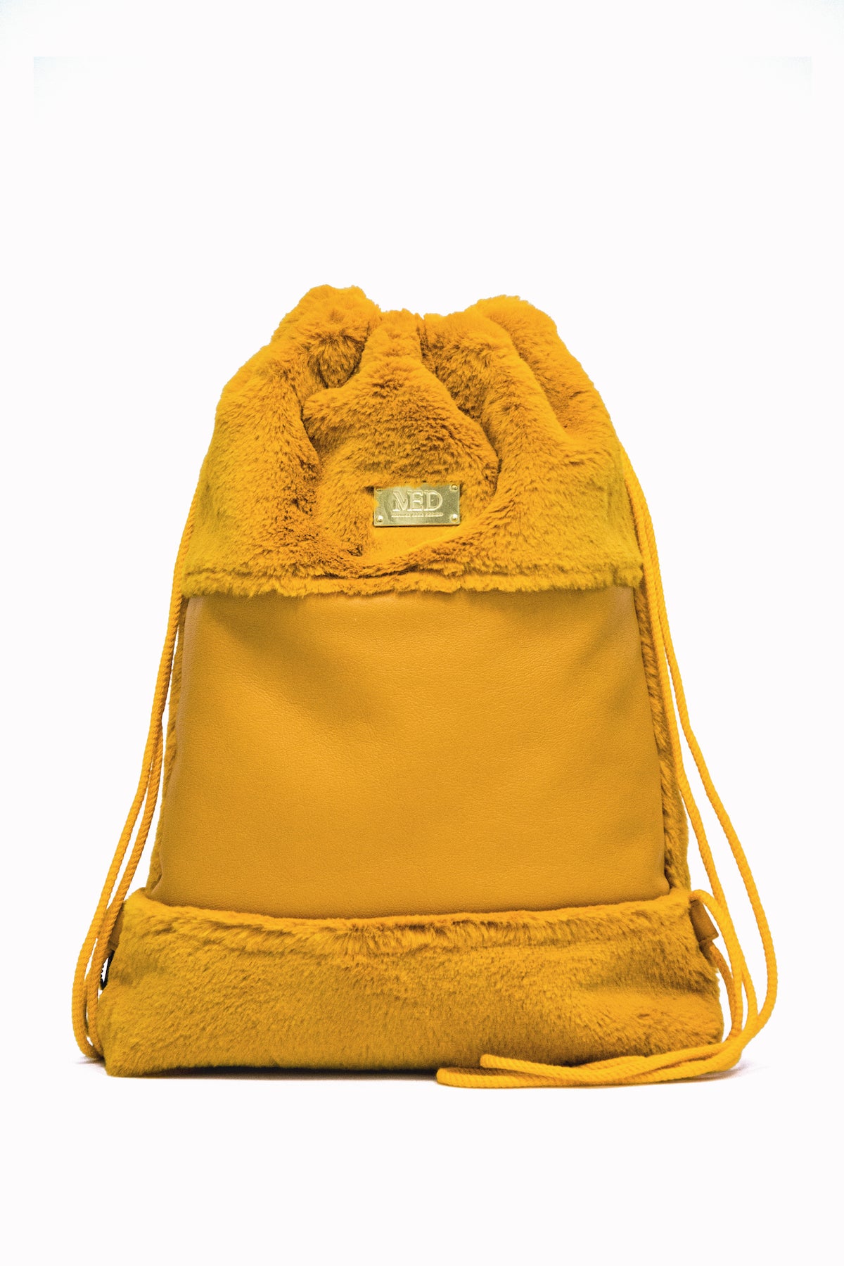 Gym Bag "FLUFFY" - Mustard - Manuel Essl Design