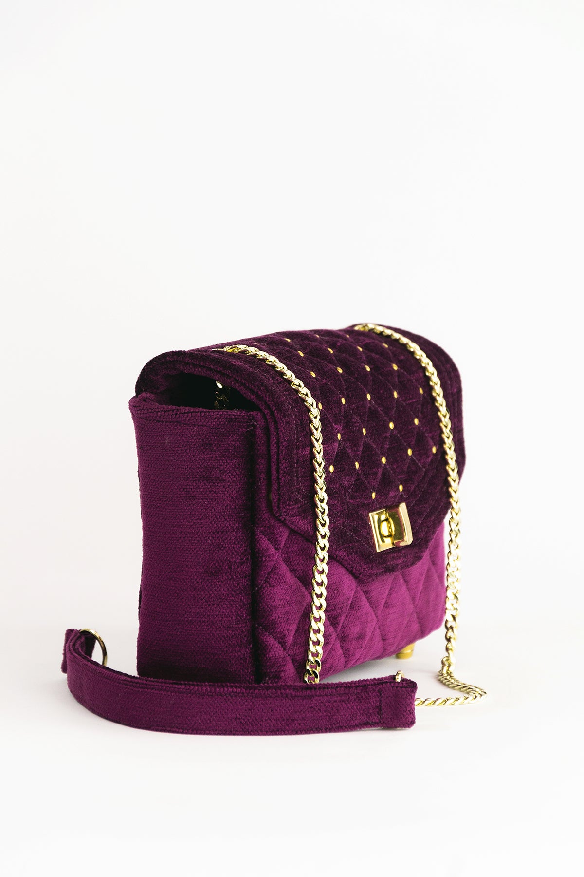 Shoulder Bag "LILAC VELVET" - Manuel Essl Design