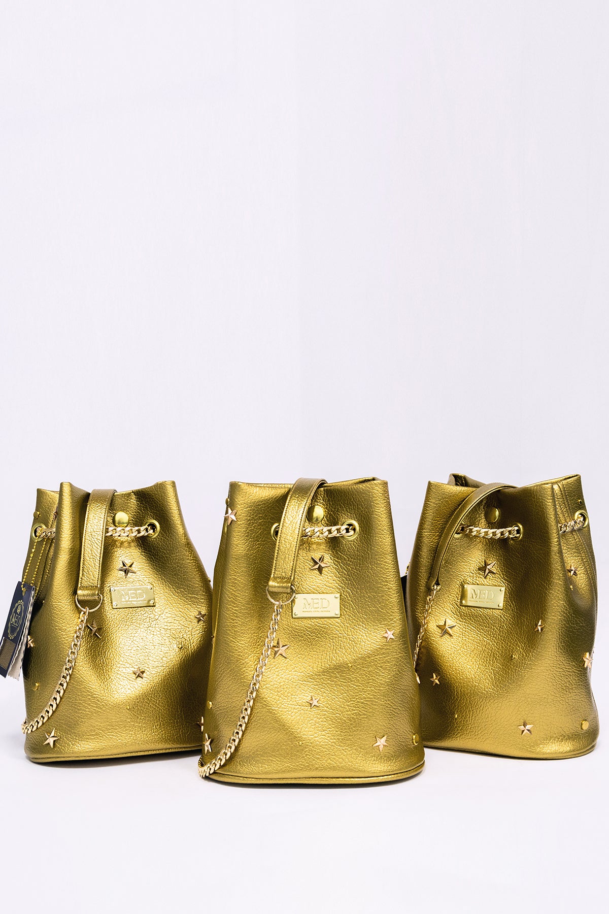 Bucket Bag "SPACE" - Gold - Manuel Essl Design