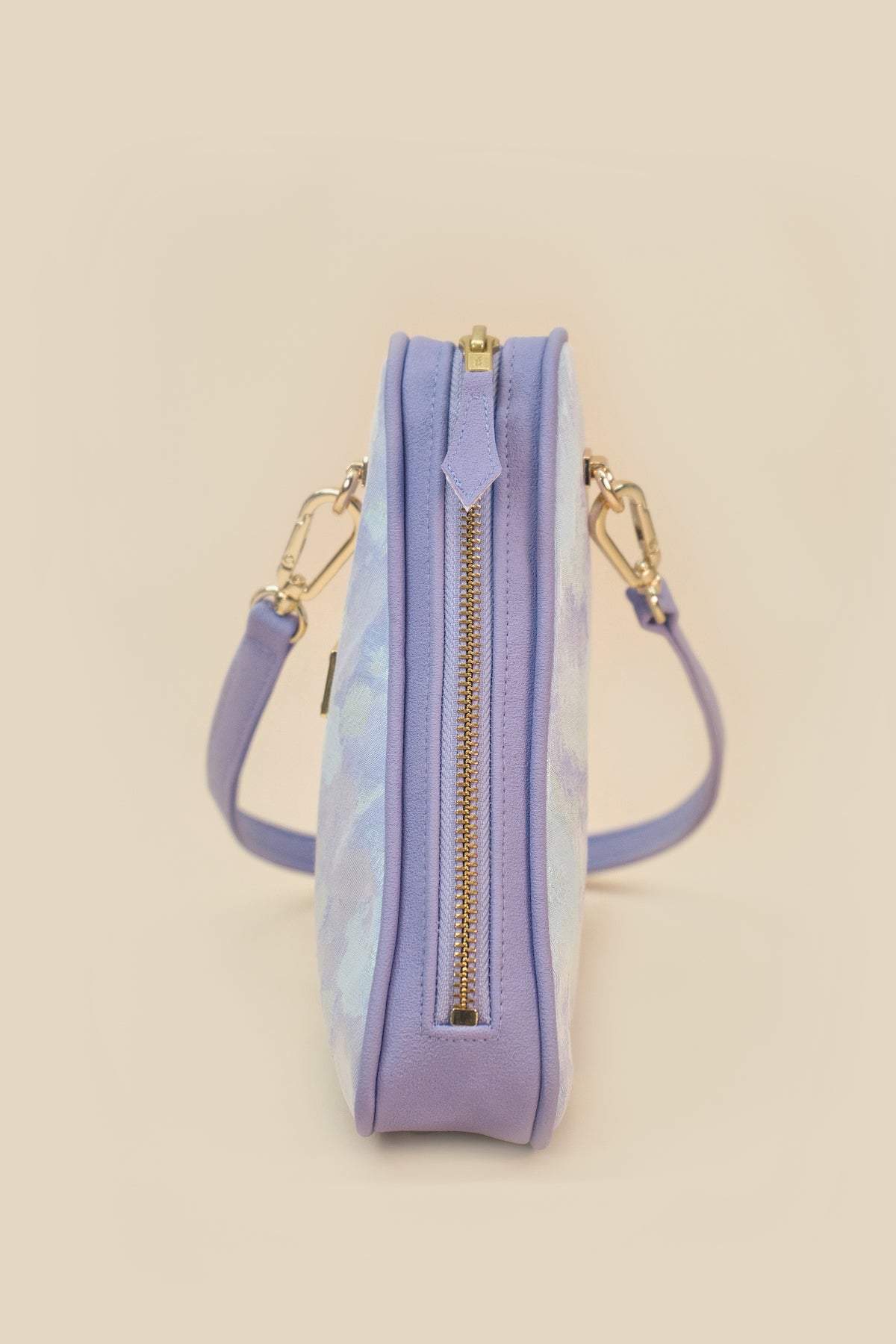 Triangle Bag "JARDIM" - lilac - Manuel Essl Design