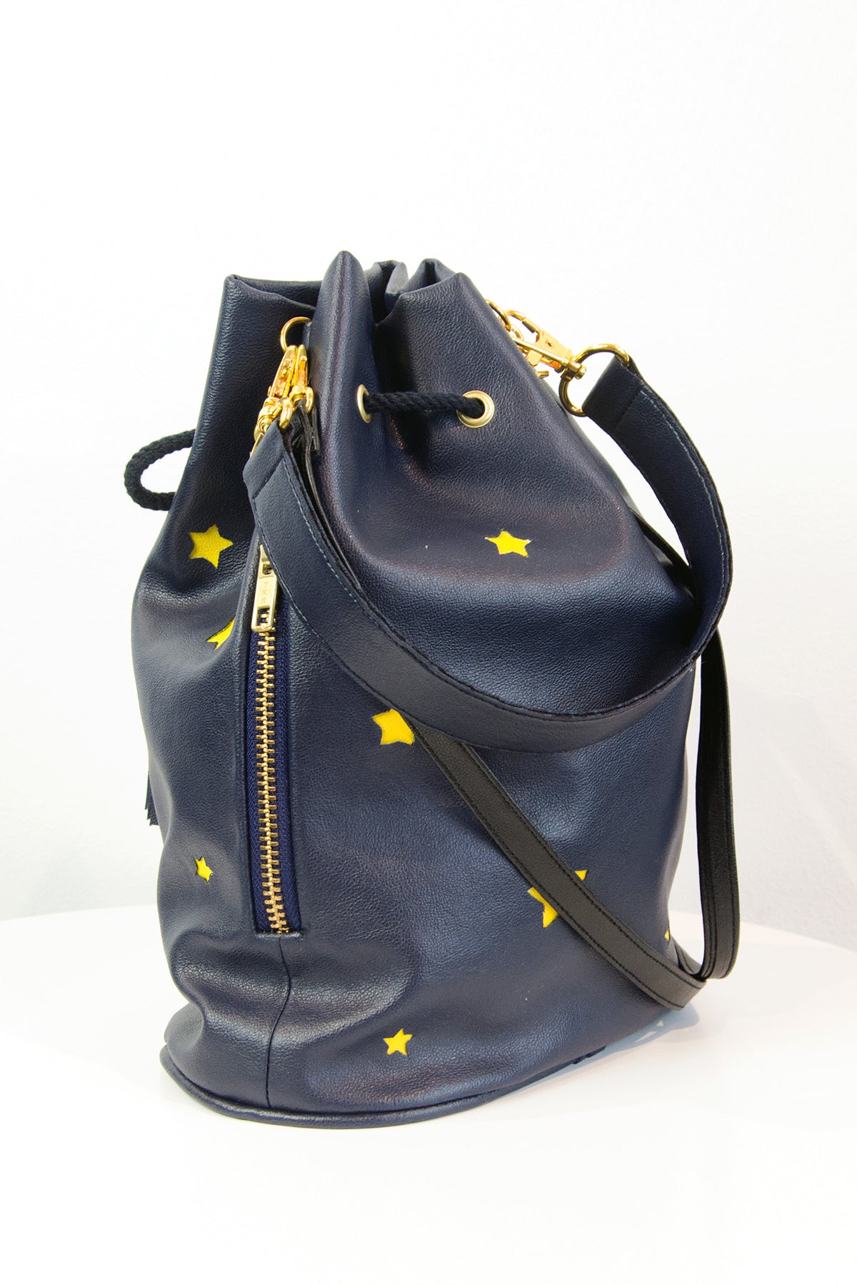 Bucket Bag „STARS“ – Night Blue - Manuel Essl Design
