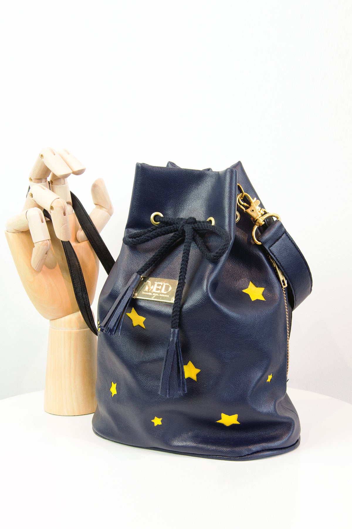 Bucket Bag „STARS“ – Night Blue - Manuel Essl Design