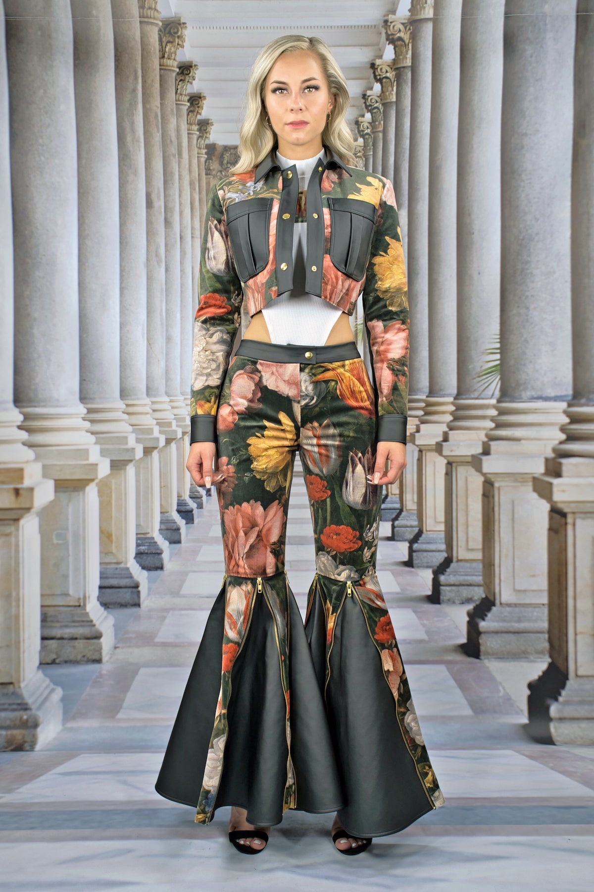 Military Jacket & Safari Trousers "FLORAL" - Manuel Essl Design