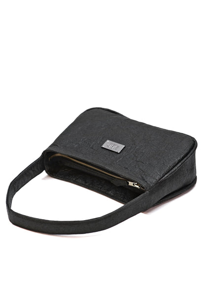 Hobo - Tasche aus Ananasleder - noir - Manuel Essl Design