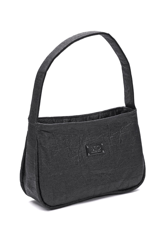 Hobo - Tasche aus Ananasleder - noir - Manuel Essl Design