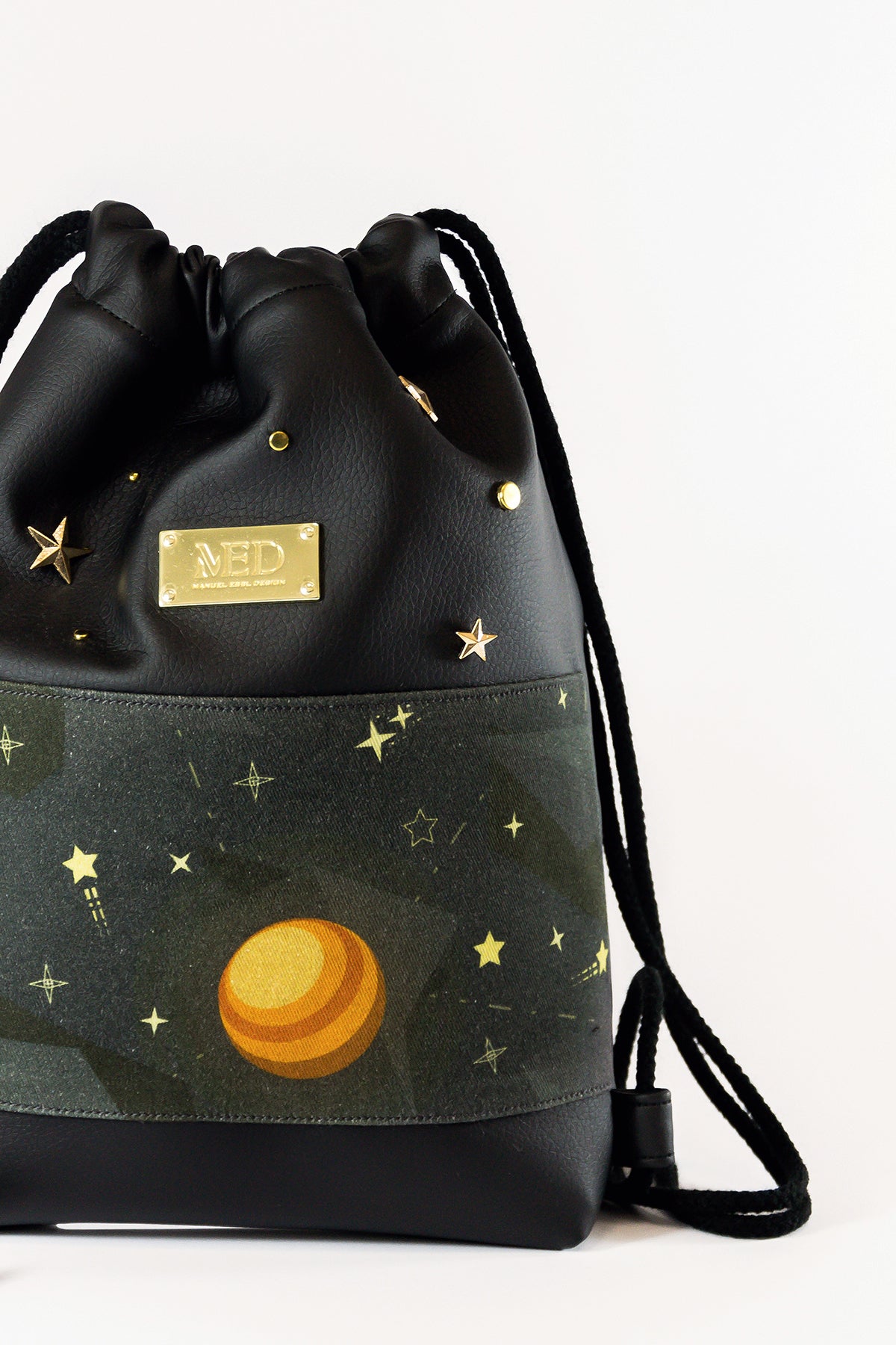 Mini Gym Bag "SPACE" - Black - Manuel Essl Design